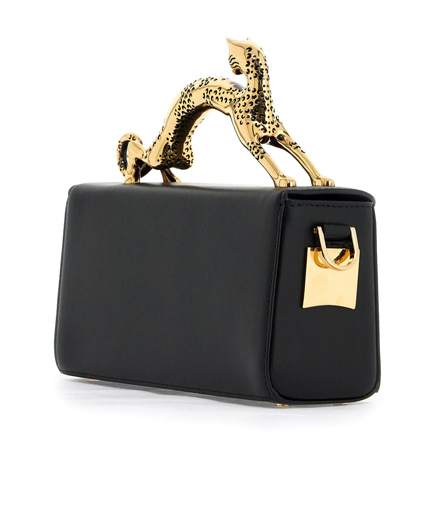 Shop Lanvin Logo Plaque Foldover Top Crossbody Bag In Black