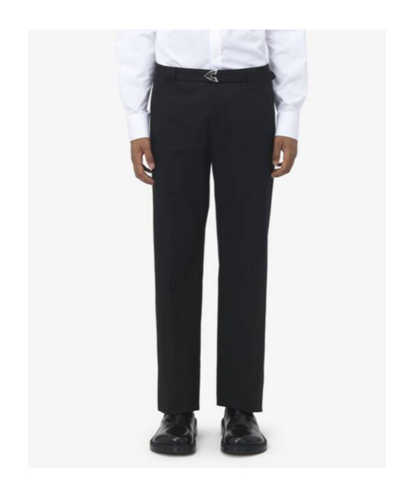 Alexander Mcqueen Straight-leg Tailored Trousers In Black