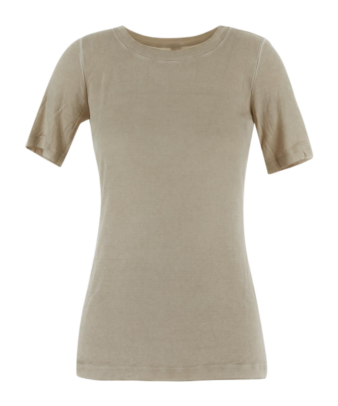 Uma Wang Crew Neck T-shirt In Dirty White