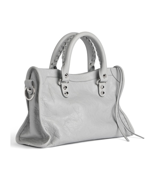 Balenciaga Le City Small Arena Leather Crossbody Bag