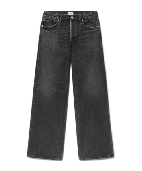 Agolde Straight-leg Jeans In Black