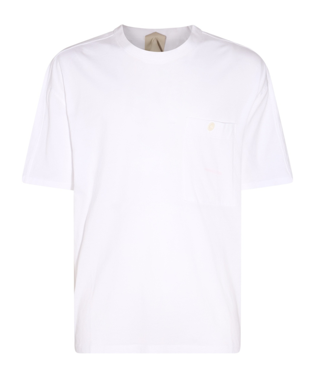 Ten C Logo Patch Crewneck T-shirt In White