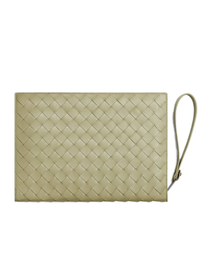 BOTTEGA VENETA SMALL INTRECCIATO DOCUMENT CASE WITH WRISTLET