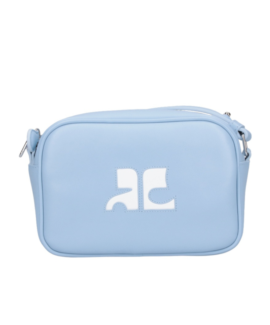 Courrèges "reedition Camera Bag" Crossbody Bag In Blue