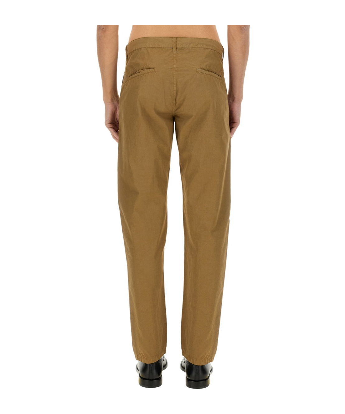 Aspesi Trousers With Functional Pockets And Belt Loops In Green