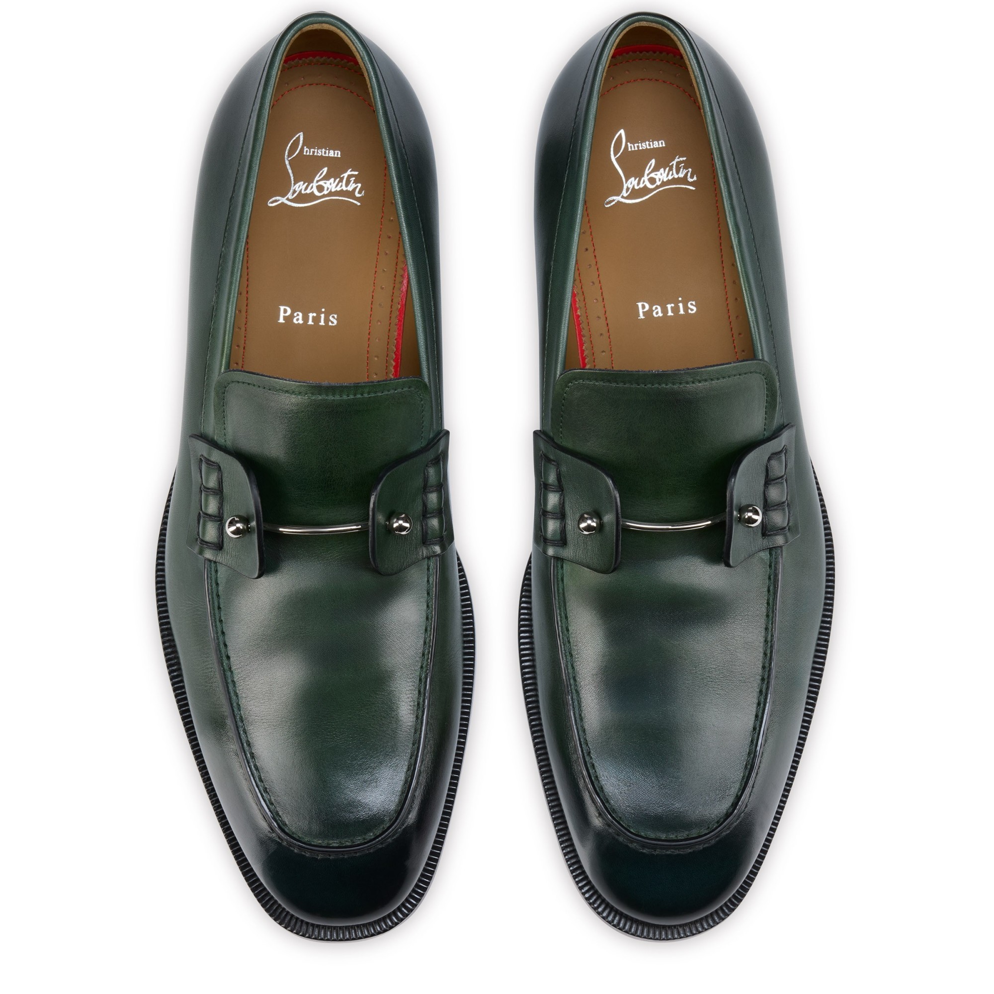 Christian Louboutin Chambelimoc Loafer In Tropical Coloured Leather Men