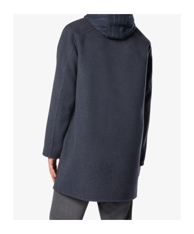 Sease Cappotto Cashmere Double Con Cerniera In Blue