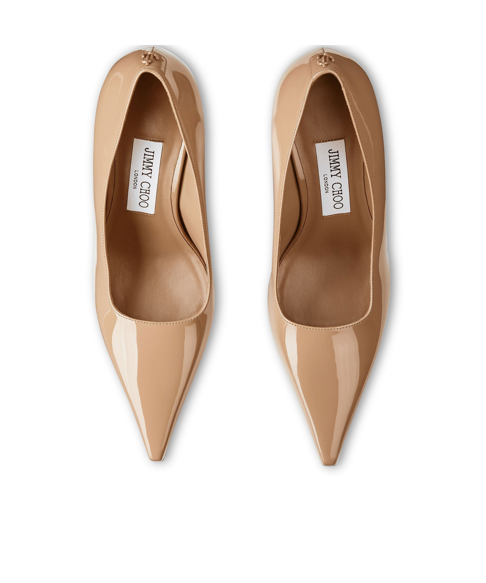 Jimmy Choo Ixia 95 Shallow High Heels In Nude