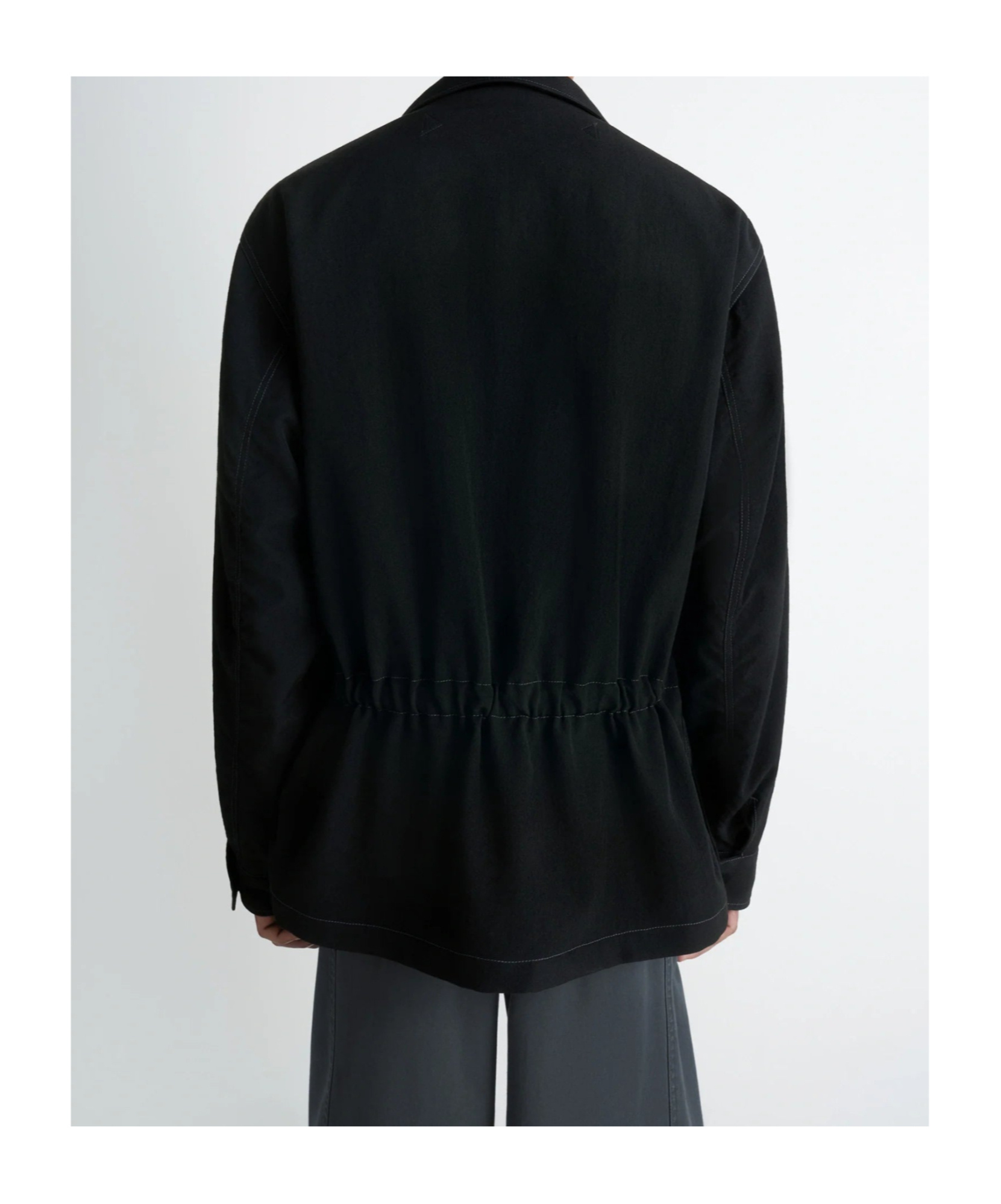 Lemaire Buttoned-cuff Pocket Overshirt In Green