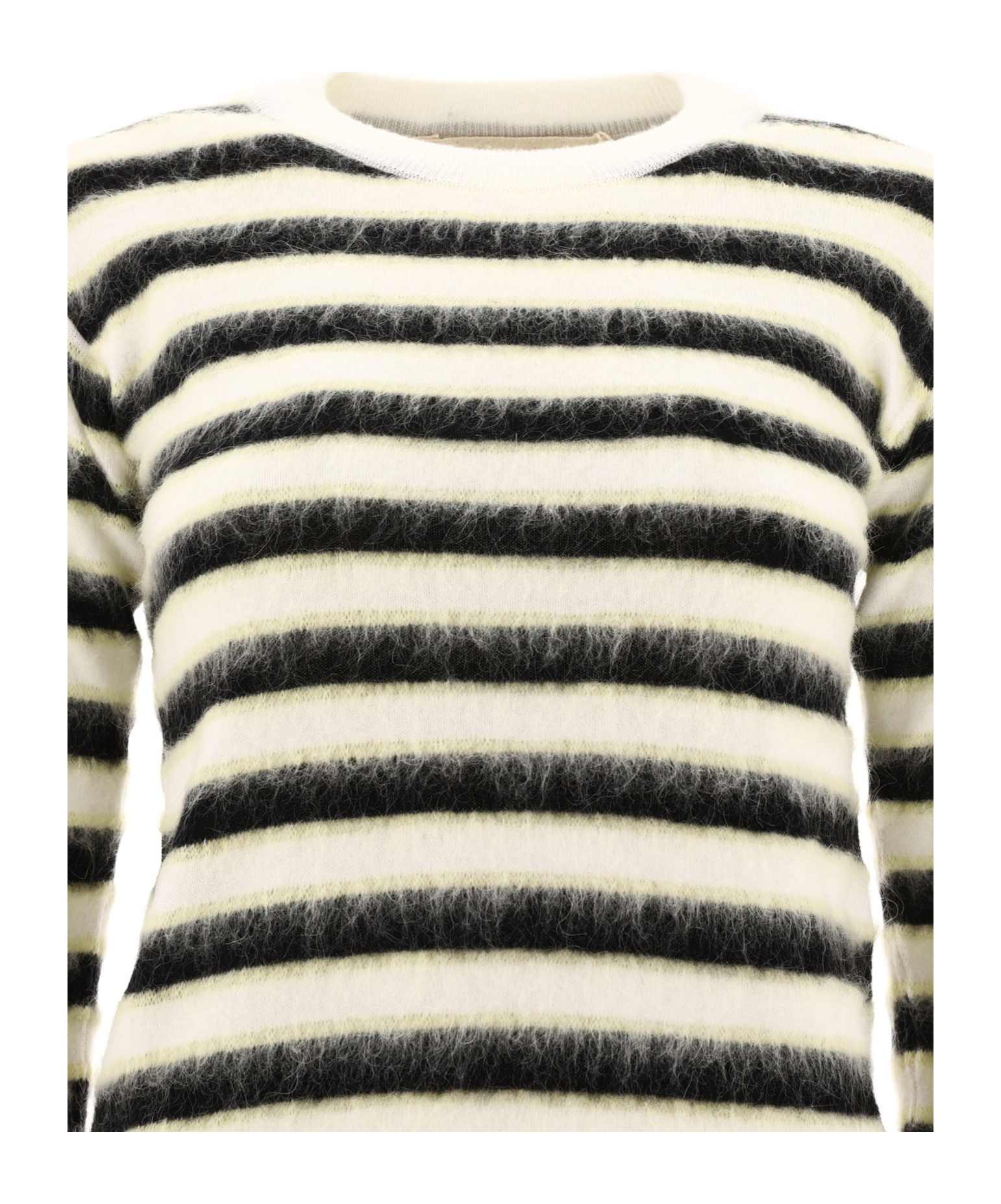 Marni Striped Crewneck Pullover In Multicolor