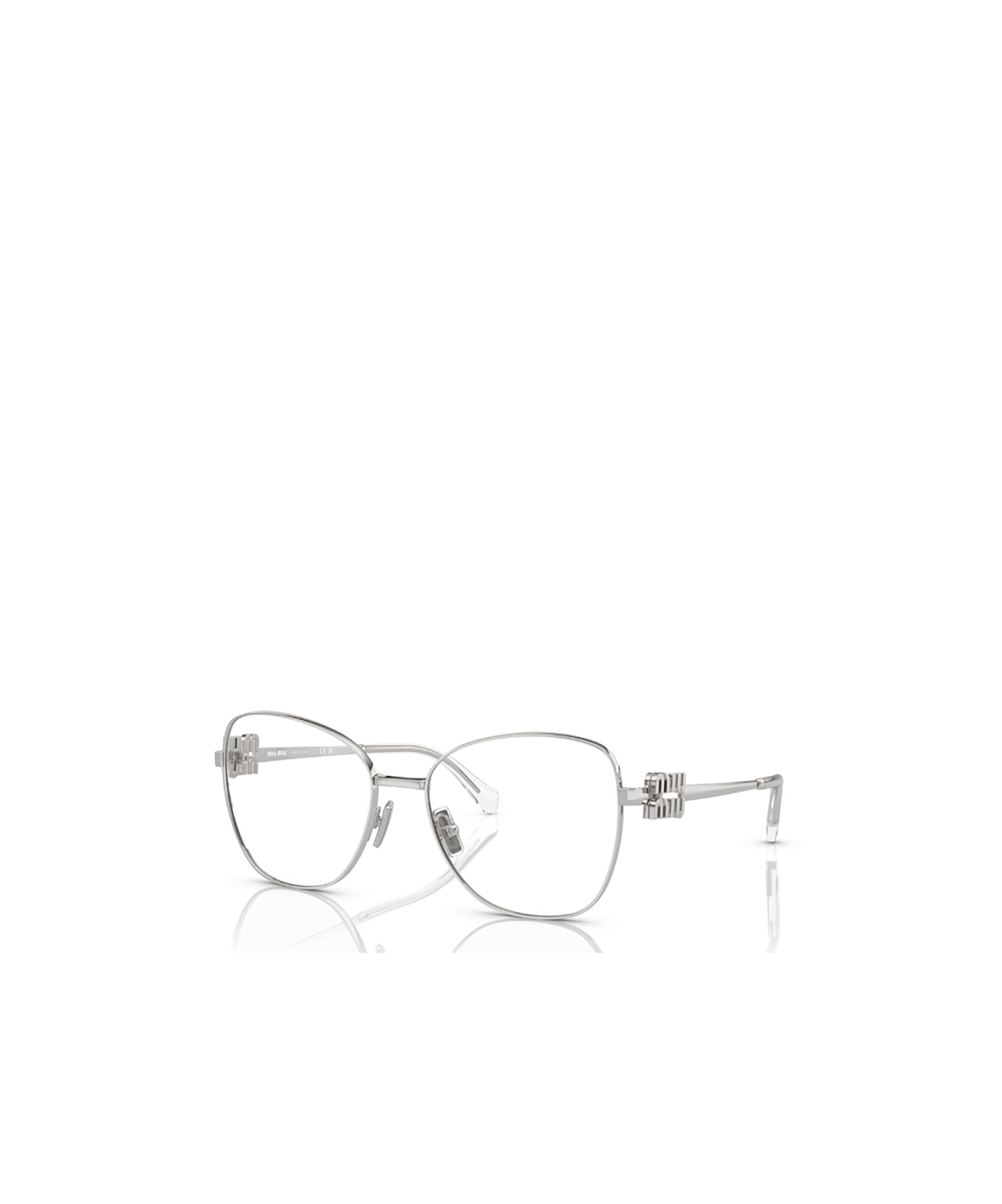 Miu Miu Logo Flat Mirror In White