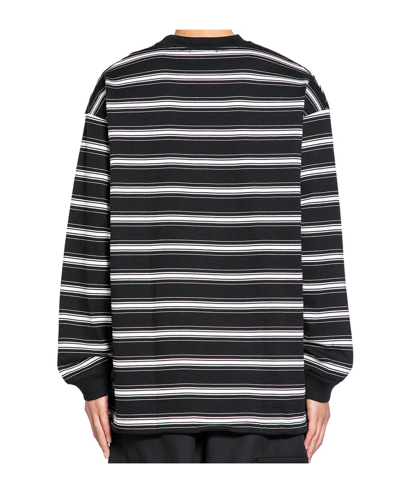 Comme Des Garçons Long Sleeve T-shirt In Black