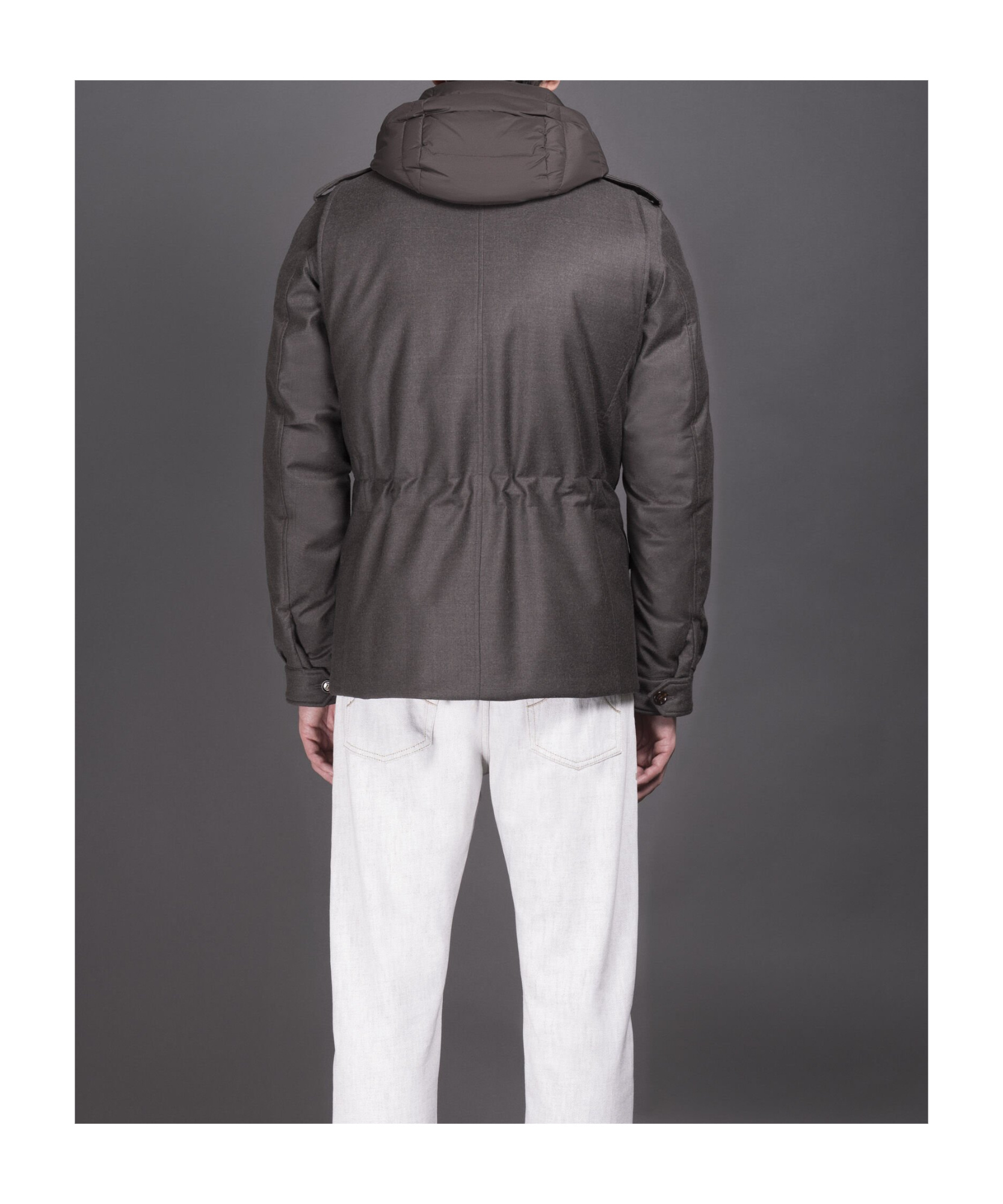Moorer Hooded Down Jacket In Black