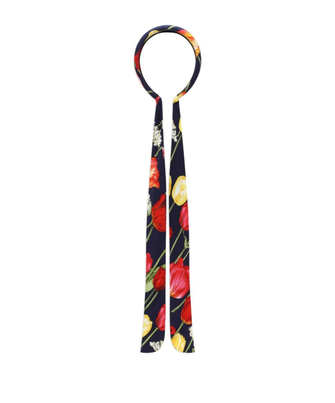 Dolce & Gabbana Printed Headband In Black