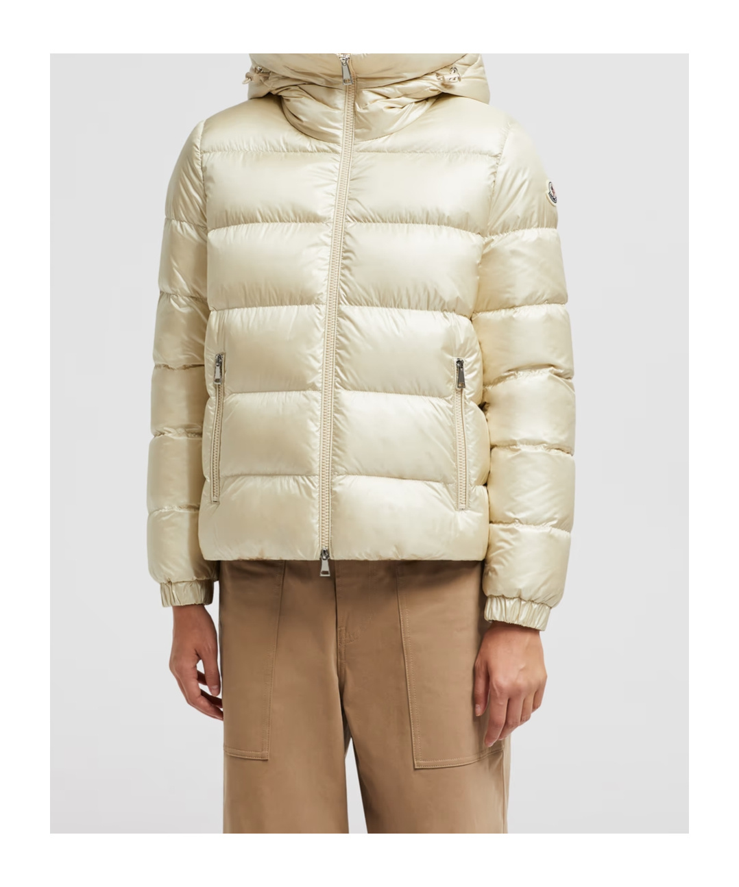Moncler Doudoune Courte Maire In White