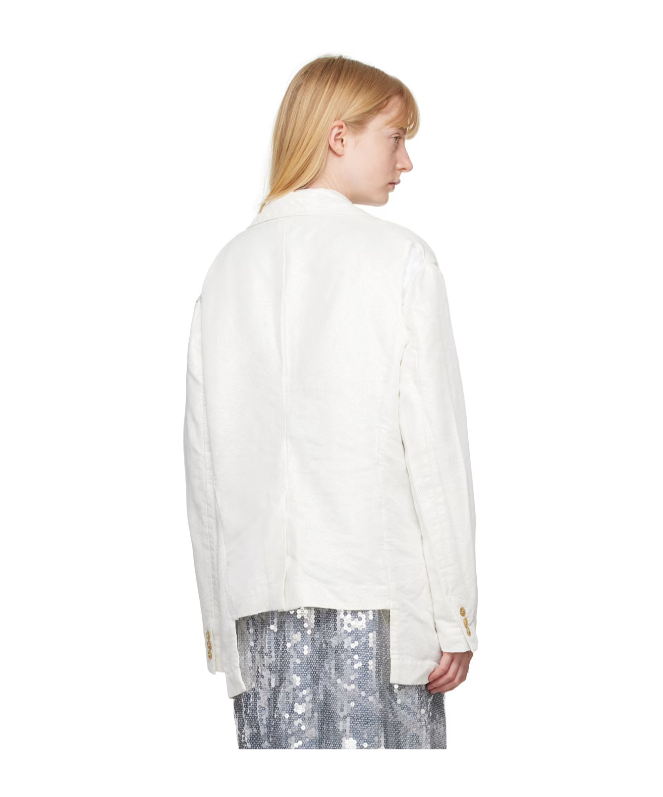 COMME DES GARÇONS SINGLE-BREASTED CASUAL JACKET 