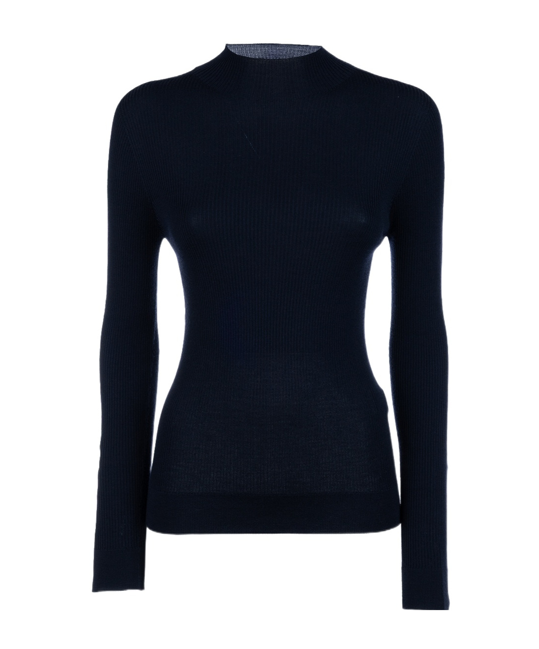 Peserico Half-neck Knitted Sweater In Black