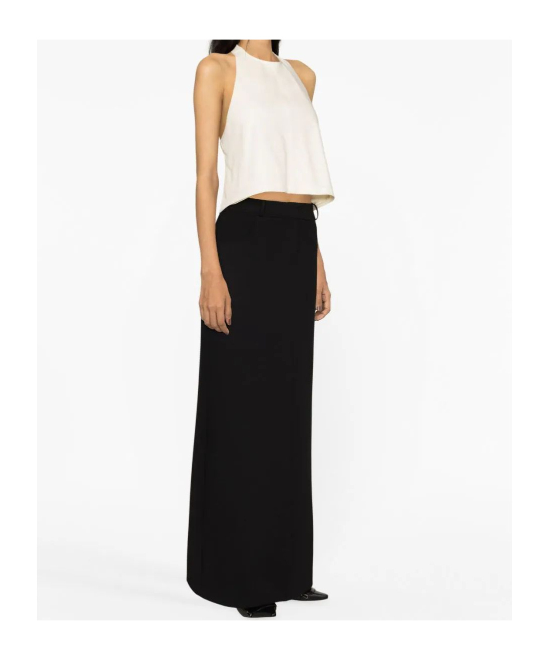Wardrobe.nyc Halter Neck Wool Vest