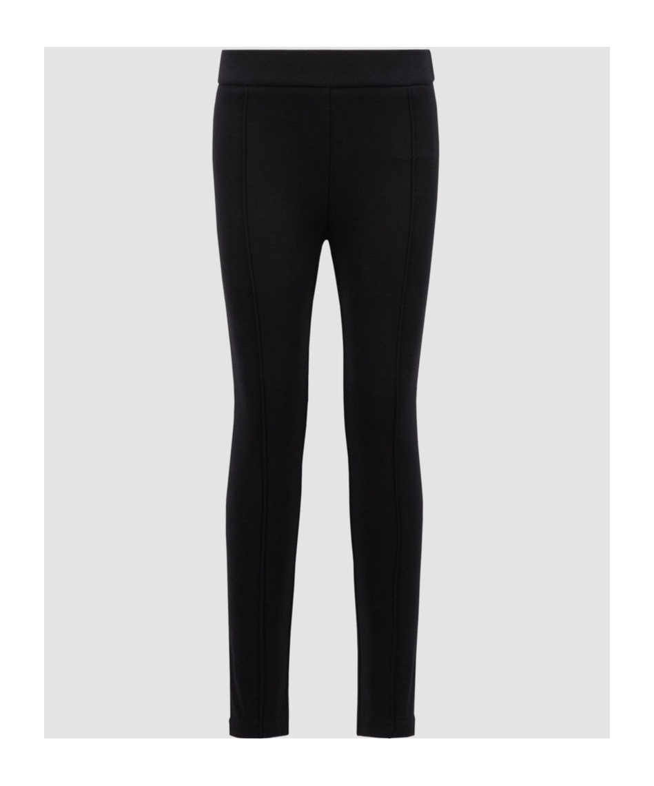 Moncler Logo Leggings In Black