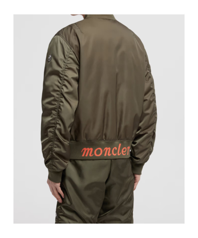 Moncler Bomber Réversible Neper X Mercedes-benz By Nigo In Olive Green