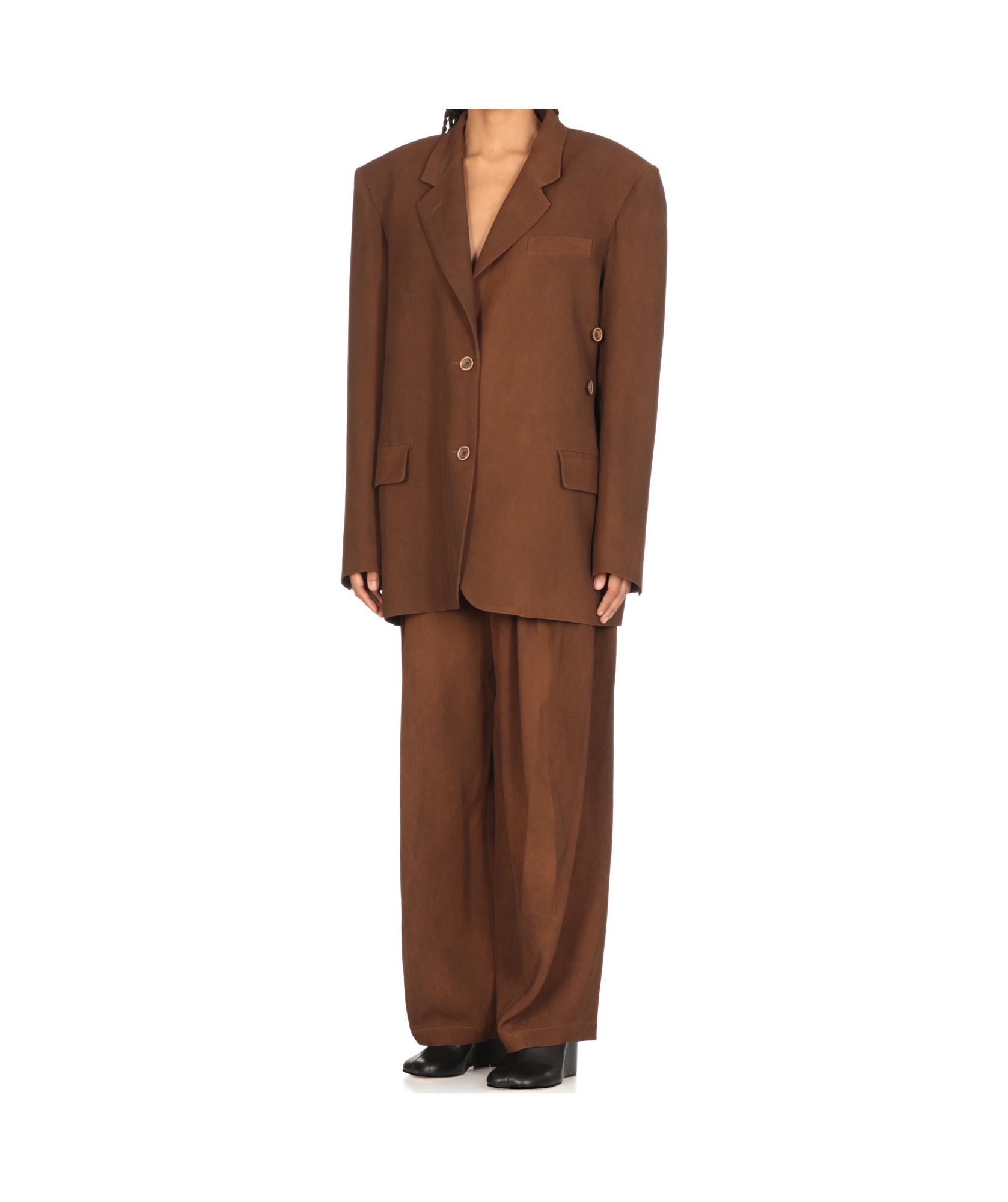 Uma Wang Kava Jacket In Brown