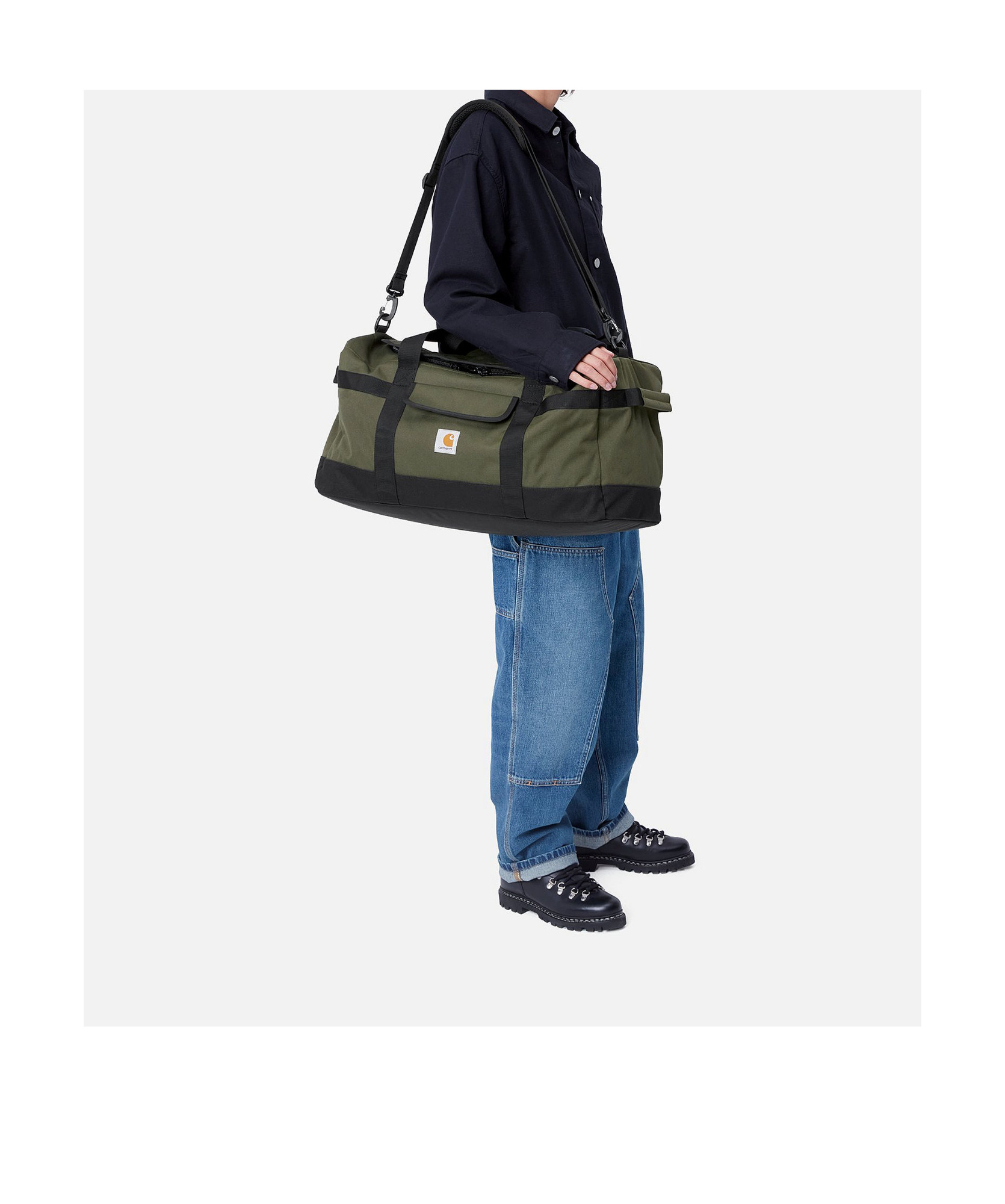 CARHARTT CARHARTT WIP JACK LOGO PATCH DUFFLE BAG