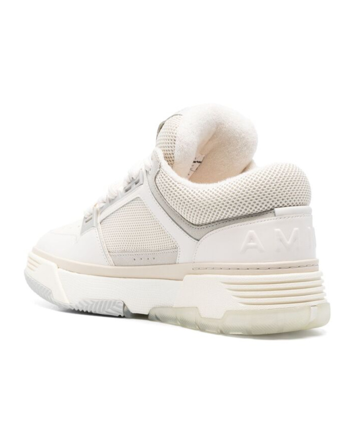 Amiri Multicolor Leather And Fabric Ma-1 Sneakers In White