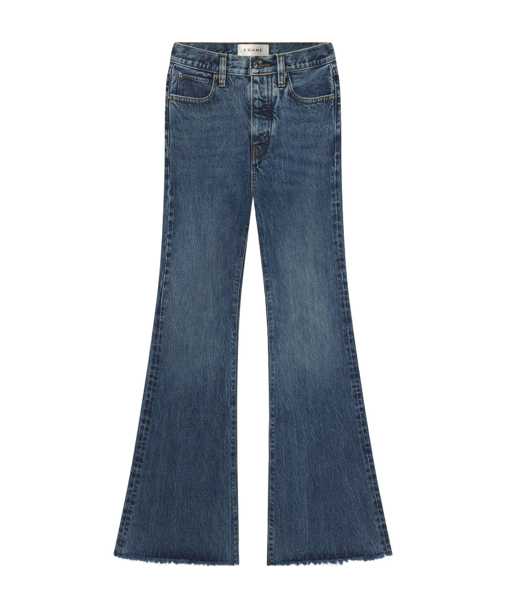 Frame Belt Loop Jeans In Blue