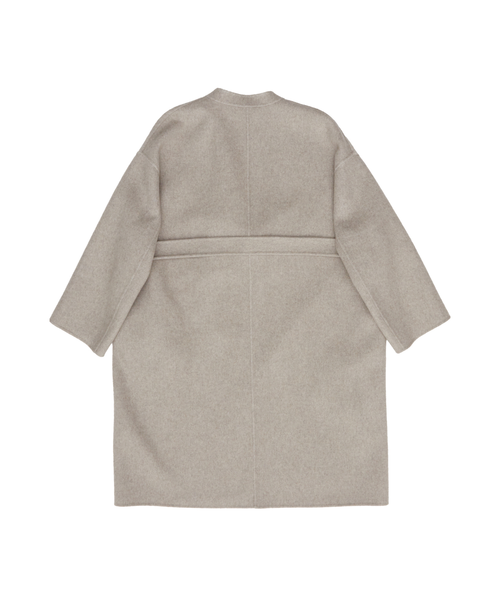 The Row Long-sleeved Coat In Nude