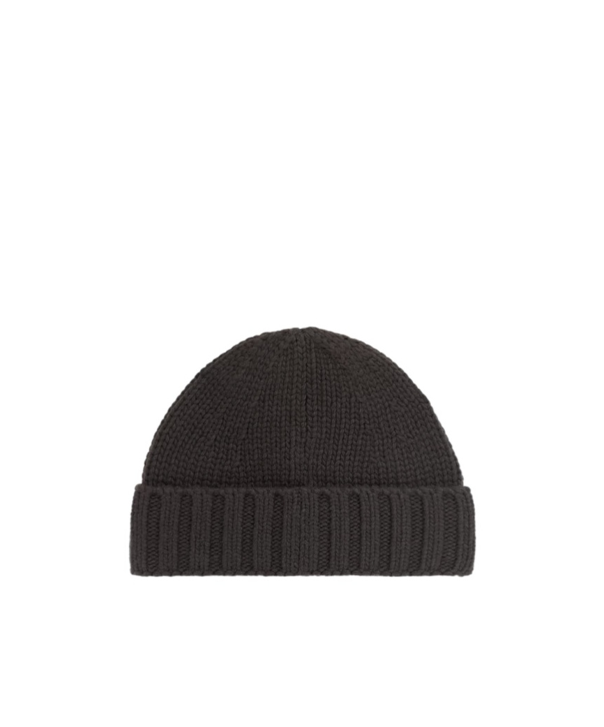 STONE ISLAND COMPASS-PATCH WOOL BEANIE