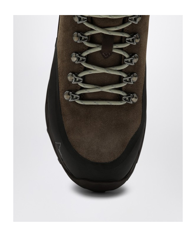 Roa Andreas Taupe Lace Up Boot In Black