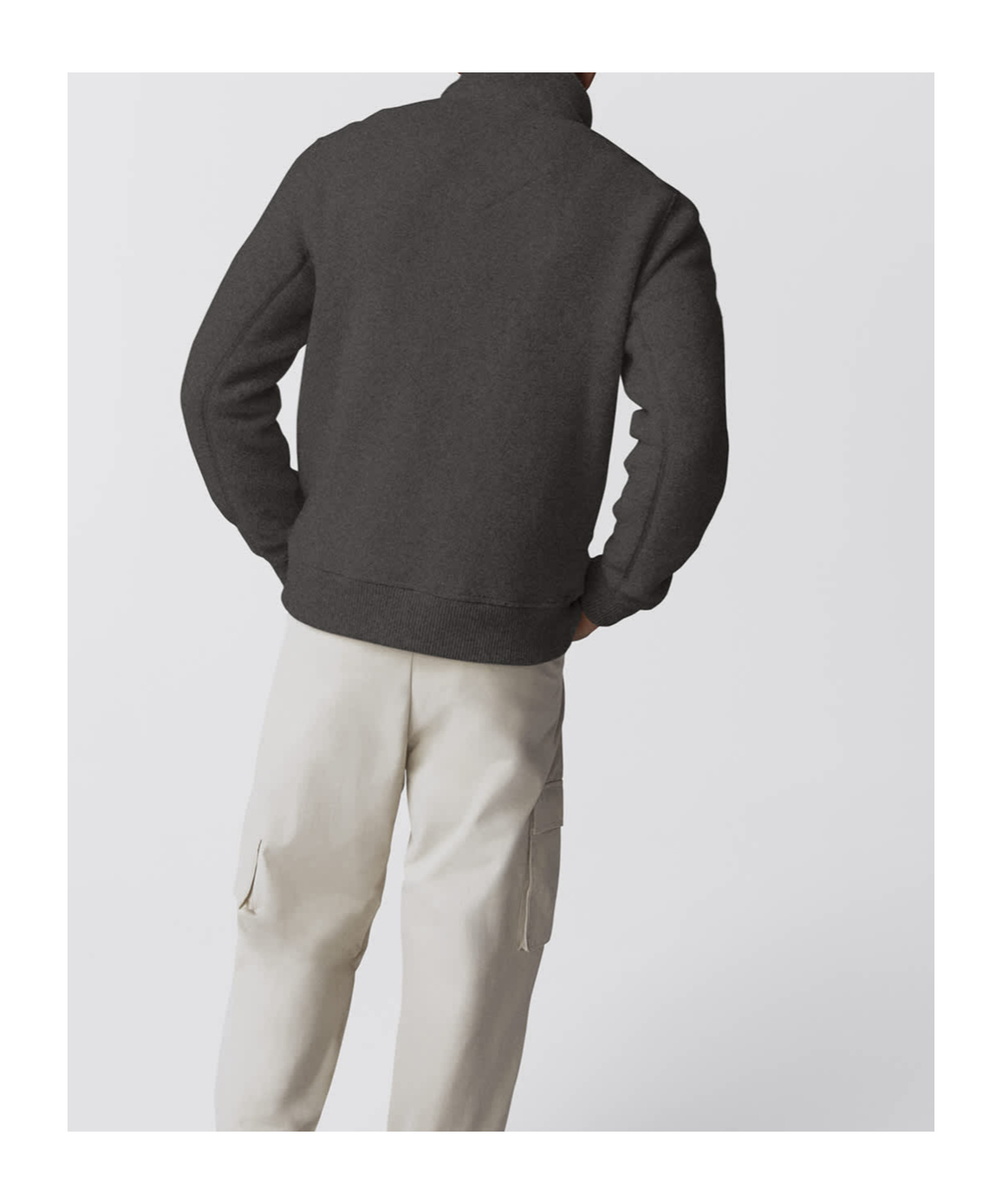 Canada Goose Long-sleeved Casual Jacket In Black