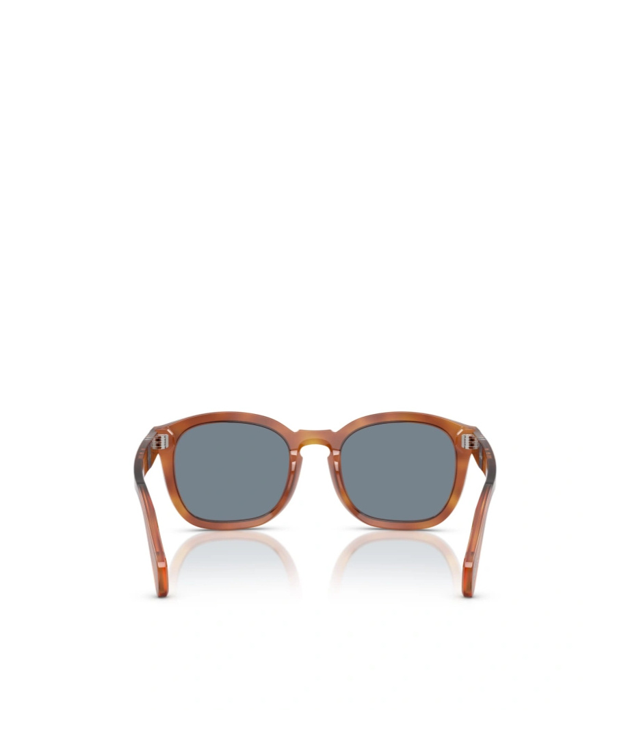 Persol Geometric Frame Sunglasses In Brown