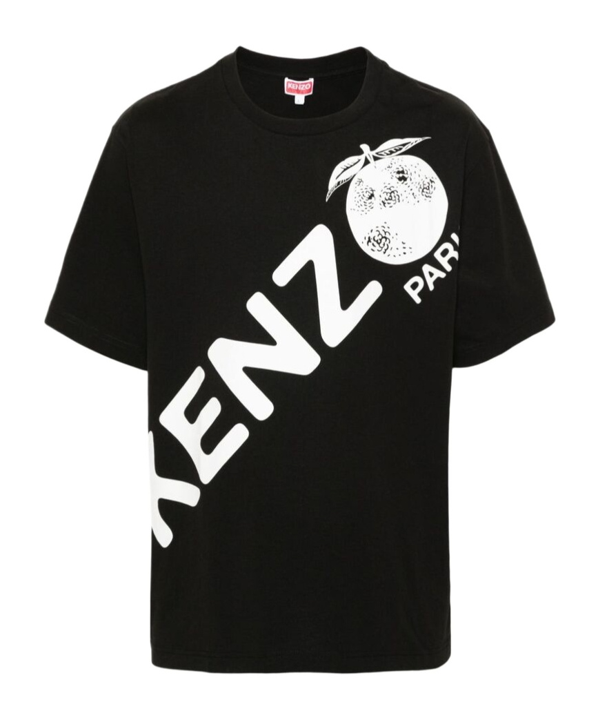 Kenzo Logo-print T-shirt In Black