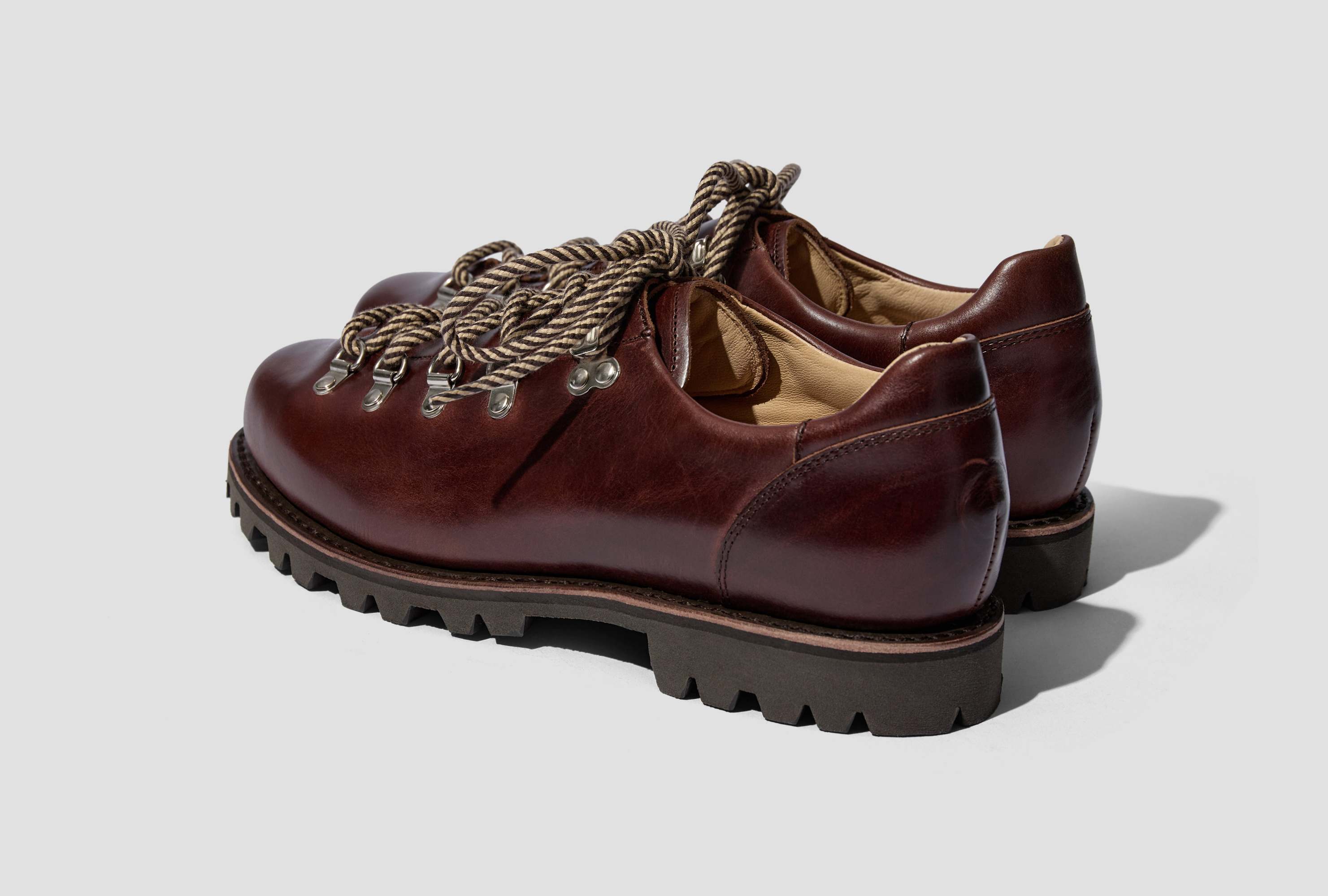 Paraboot Round Toe Lace-up Shoes In Brown
