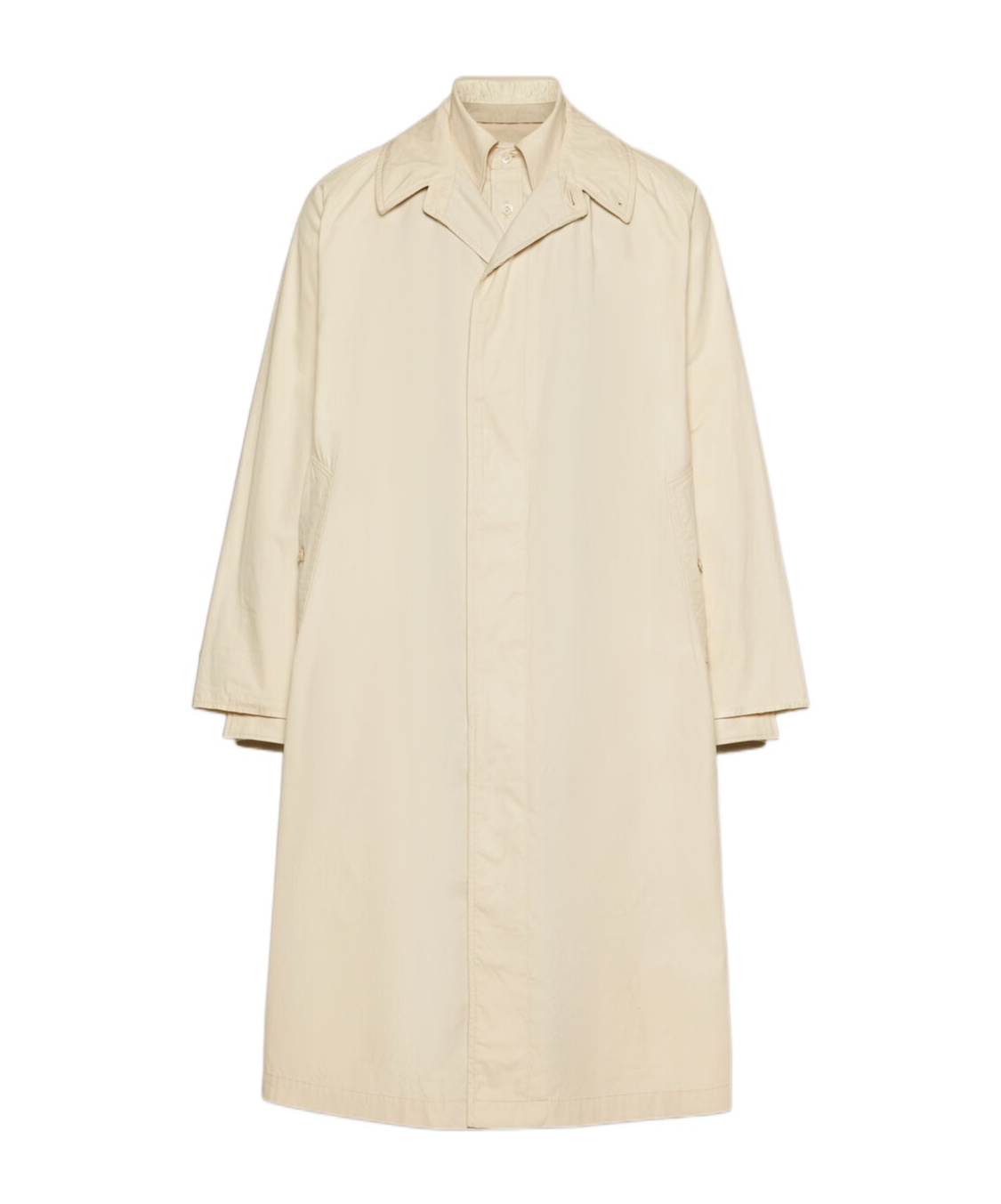 Maison Margiela Long-sleeved Windbreaker In Nude