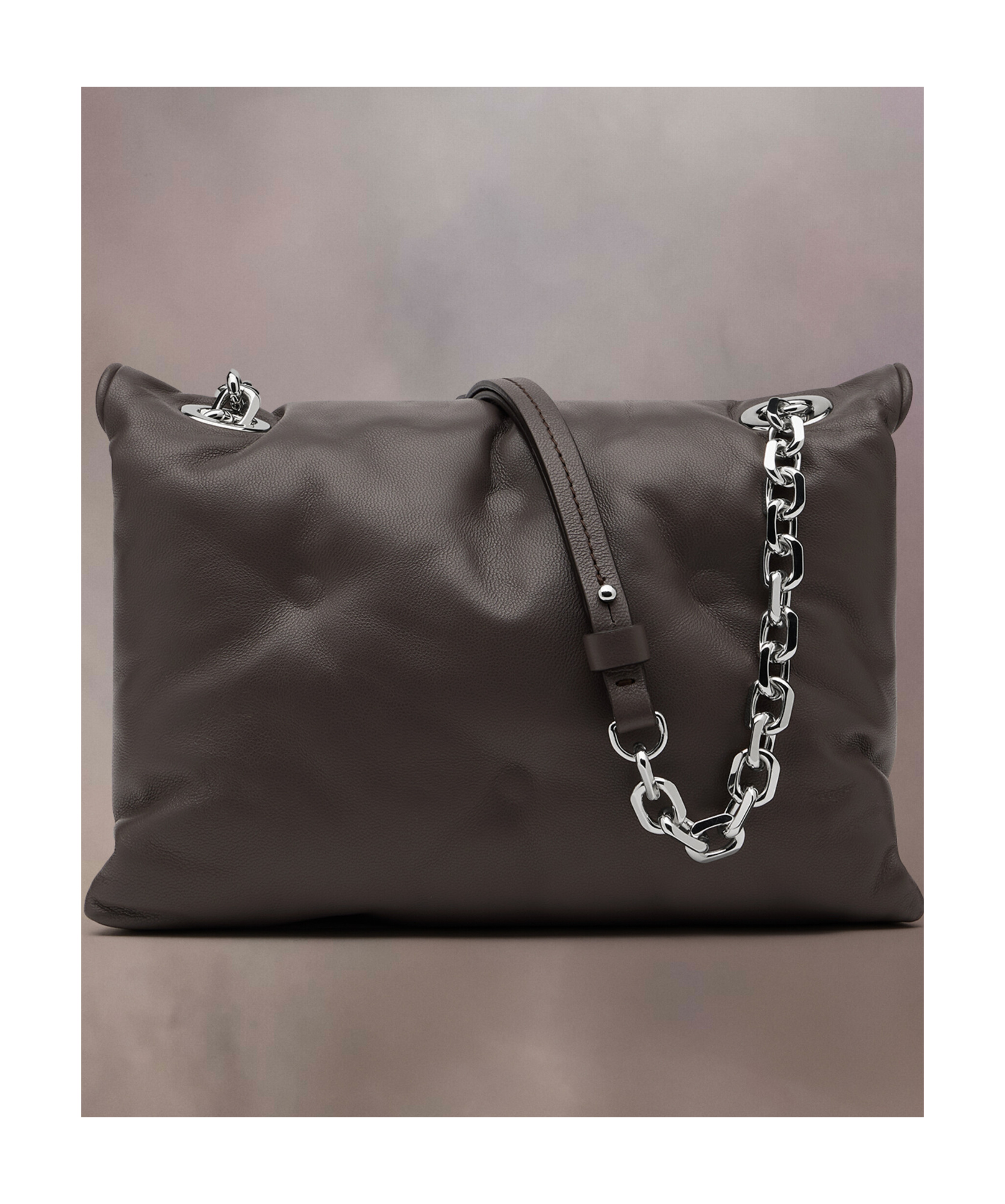 Maison Margiela Glam Slam Quilted Messenger Bag In Black