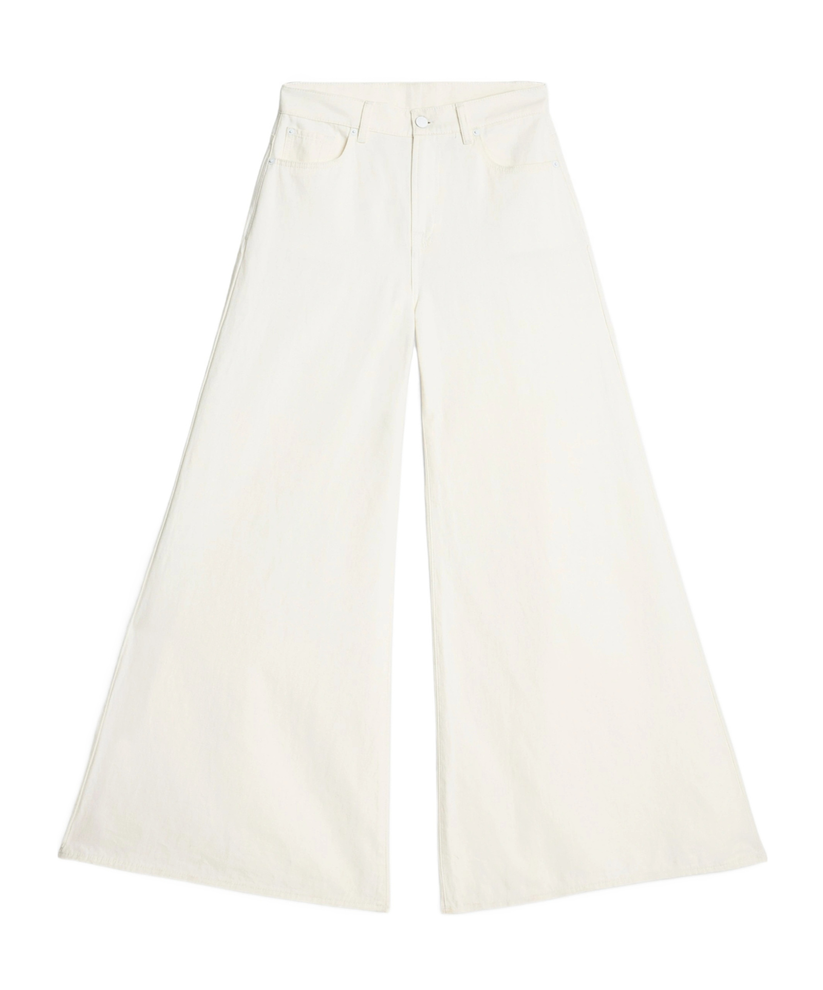 7 For All Mankind Flared Jeans In White