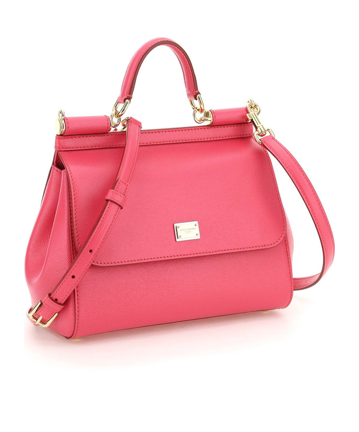 Dolce & Gabbana Flip Shoulder Bag In Red