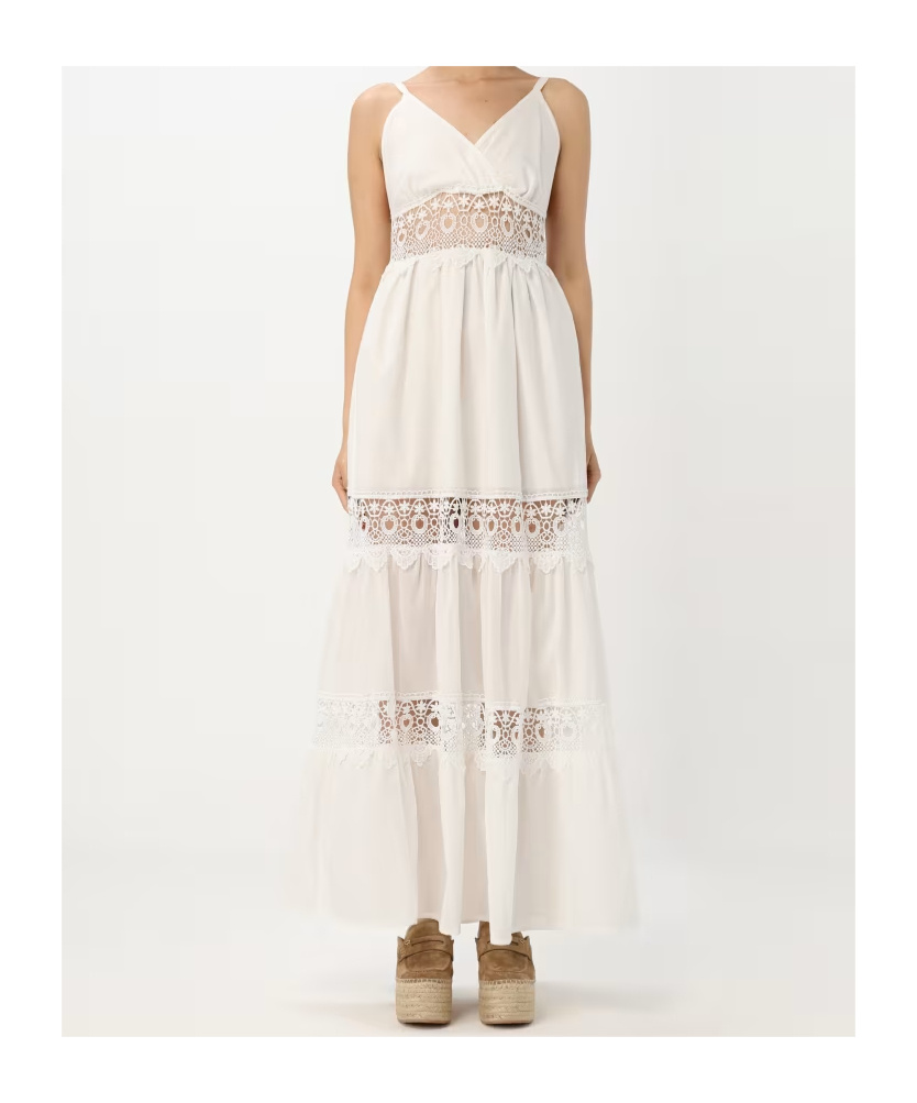 Kaos Dress Woman In White