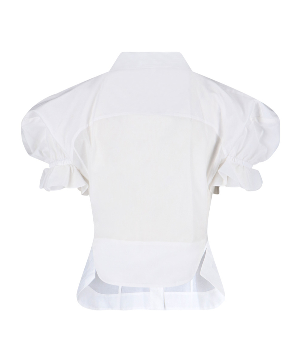 Vivienne Westwood Relaxed Fit Top Puff Sleeves In White