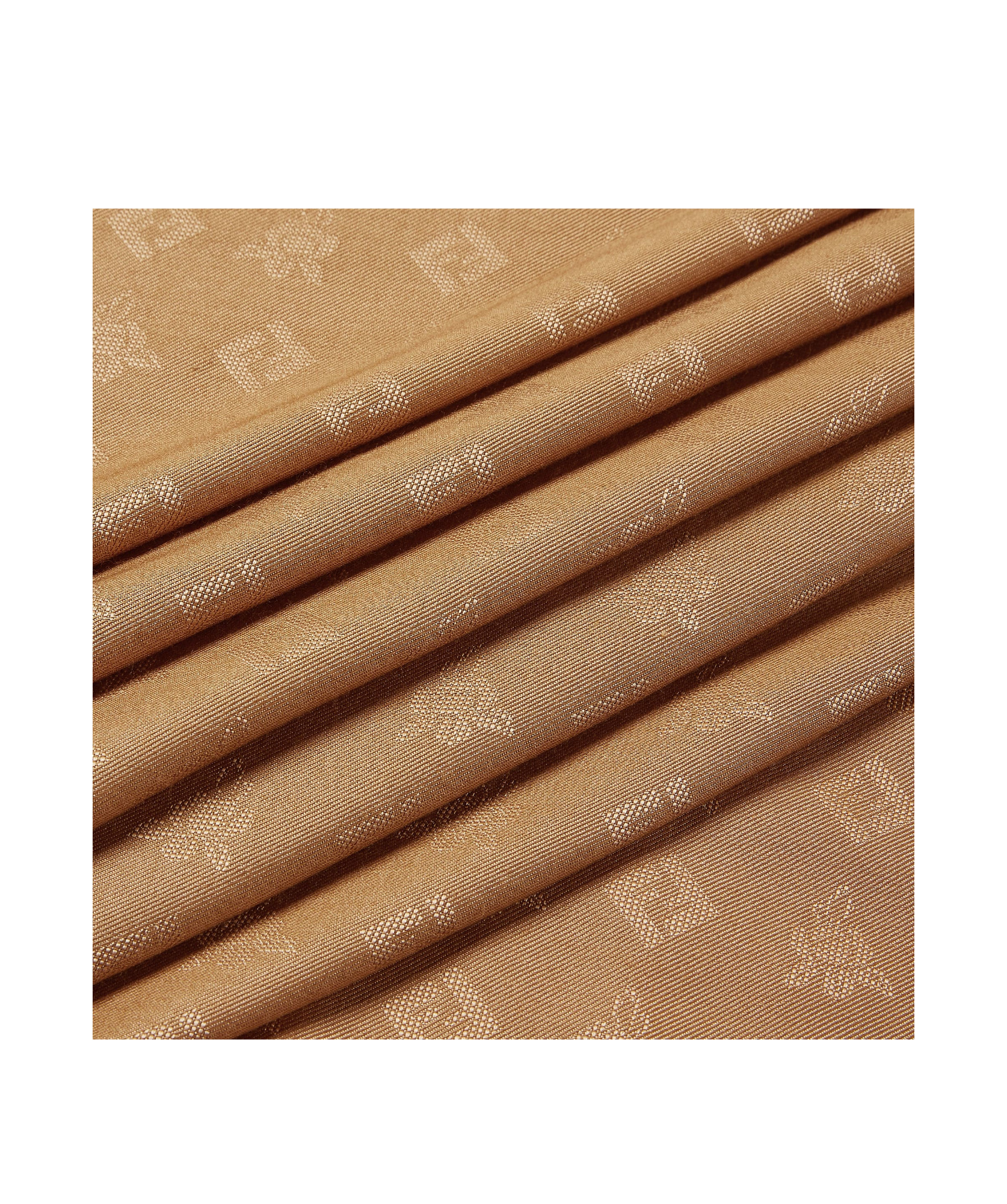 Fendi Camel Jacquard Shawl In Brown