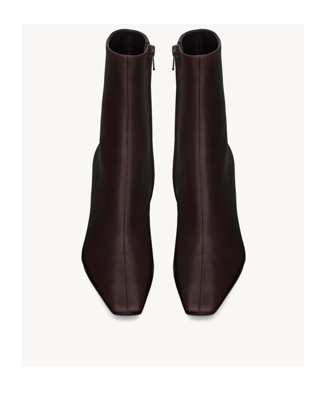 SAINT LAURENT JILL BOOTIES IN SMOOTH LEATHER