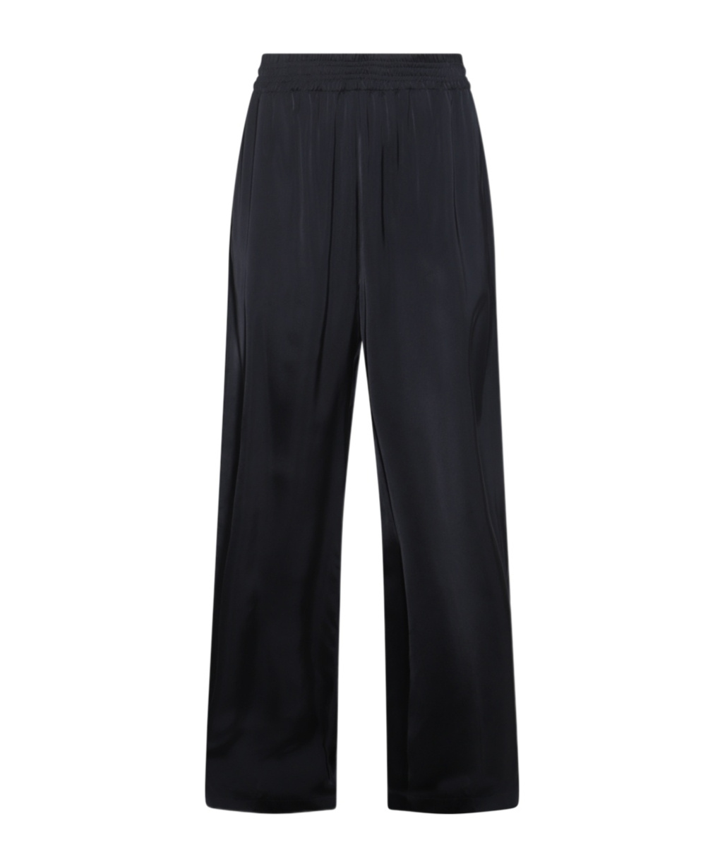 Fabiana Filippi Elastic Waist Casual Pants In Black