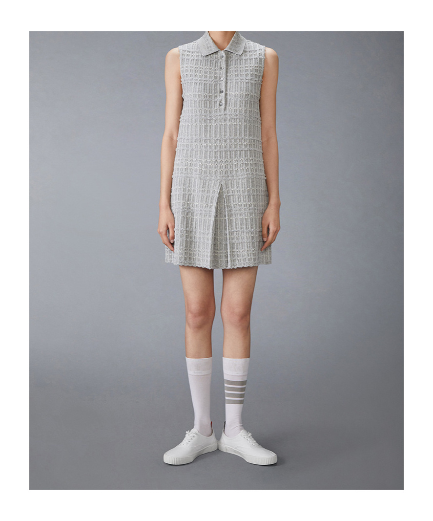 Thom Browne Tweed Jacquard Mini Dress