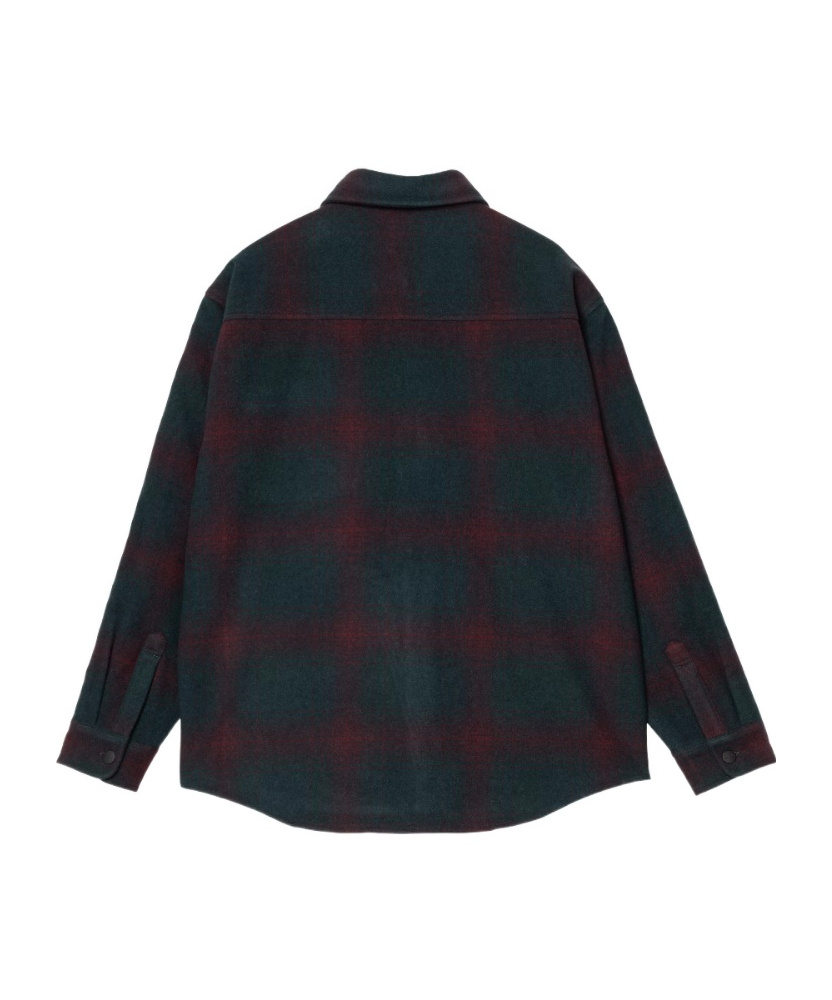 Carhartt Long Sleeve Plaid Shirt With Chest Pocket In Blue