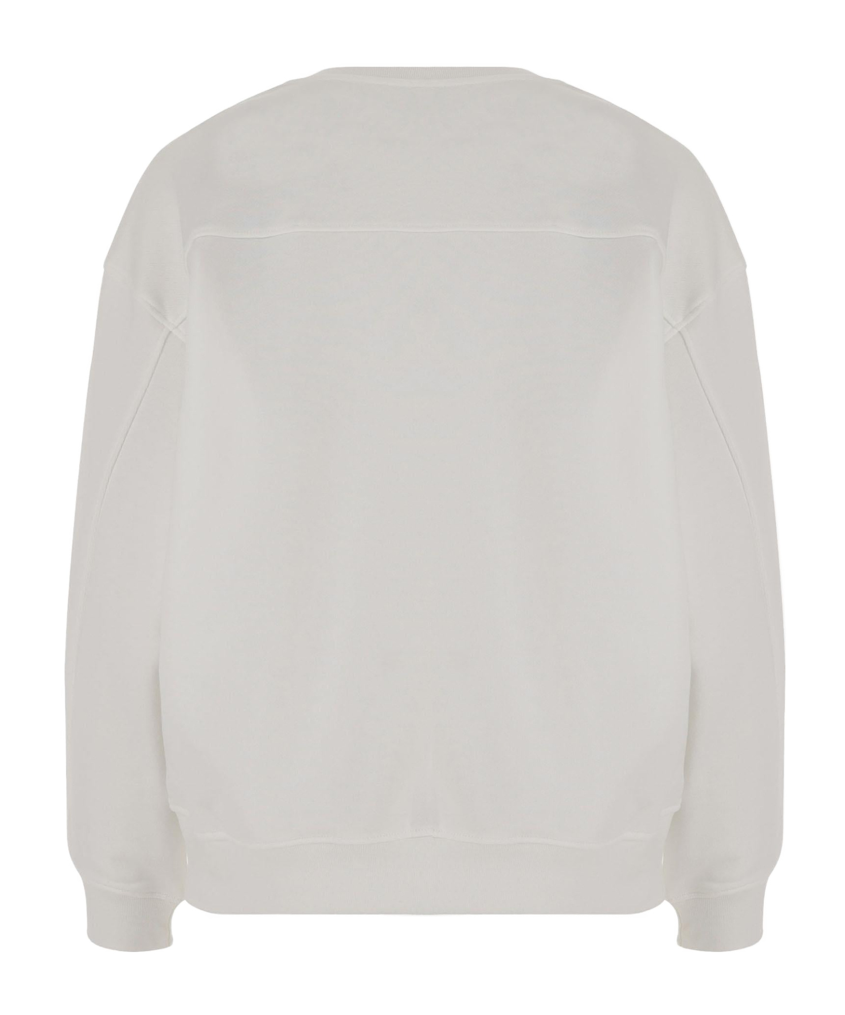 Shop Pinko Stud-embellished Sweatshirt In White