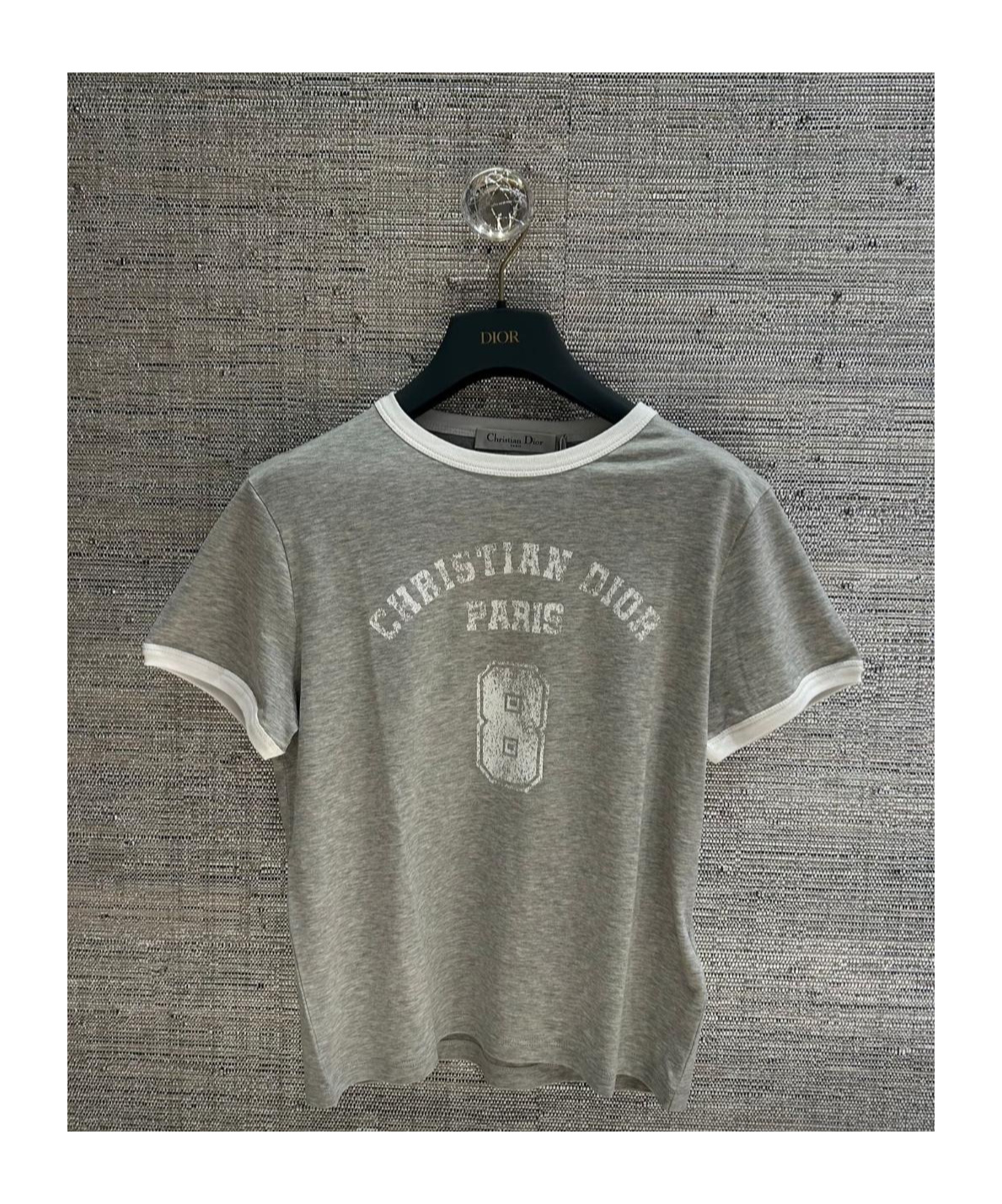 Dior Crew Neck T-shirt In Pattern