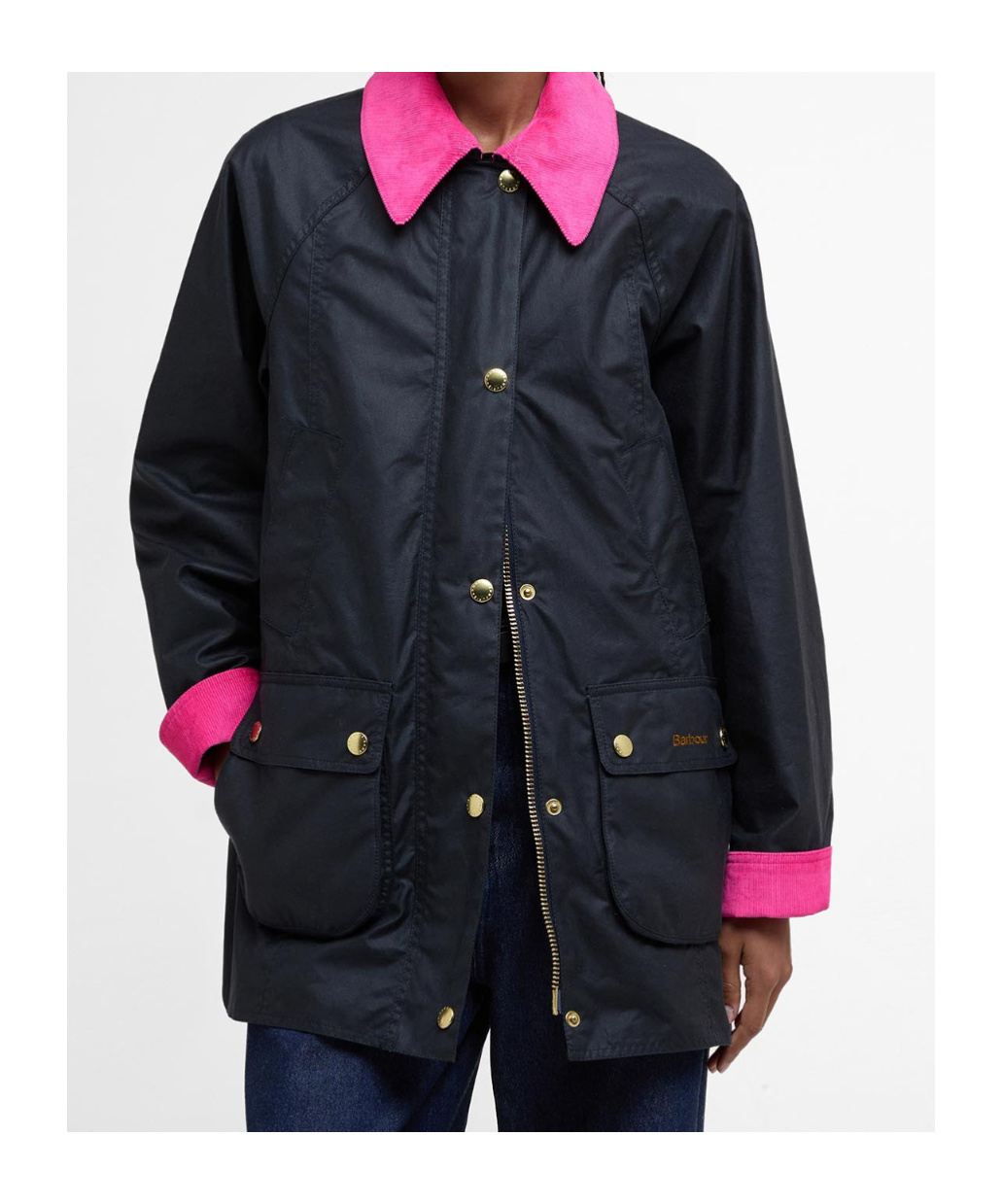 Barbour Icons Modern Beadnell Waxed Jacket In Multi