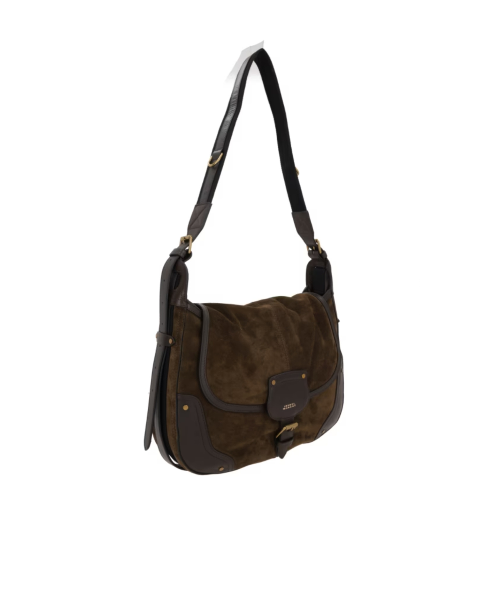 Isabel Marant Adjustable Strap Shoulder Bag In Black